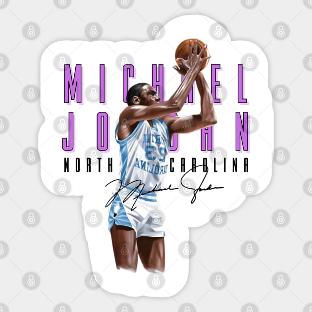 Michael Jordan Aesthetic Tribute 〶 Sticker by Terahertz'Cloth